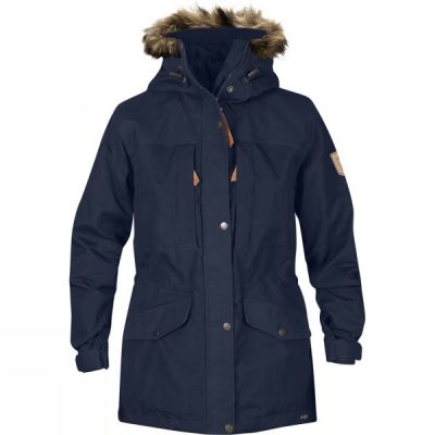 Chaqueta Invierno Fjallraven Singi Mujer Azul Marino - Chile HWZ873196